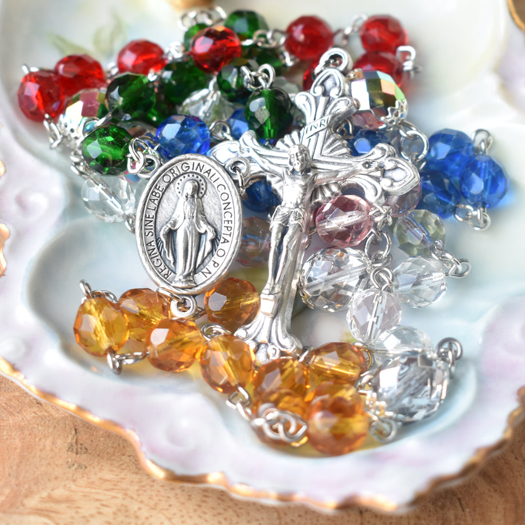 Custom Family Birthstone Rosary