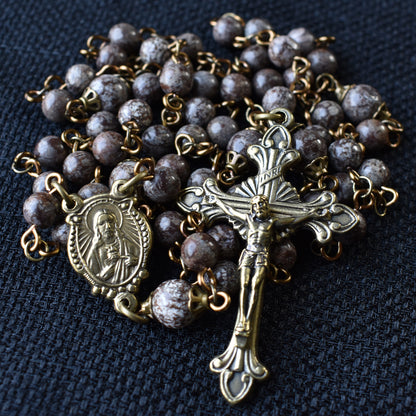 Majestic Jasper 5 Decade Rosary