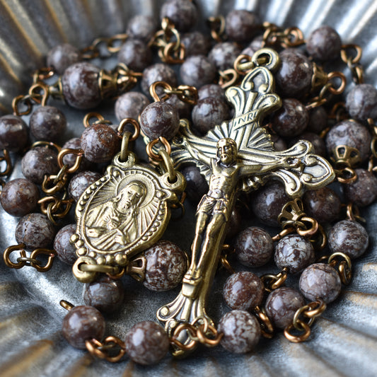 Majestic Jasper 5 Decade Rosary