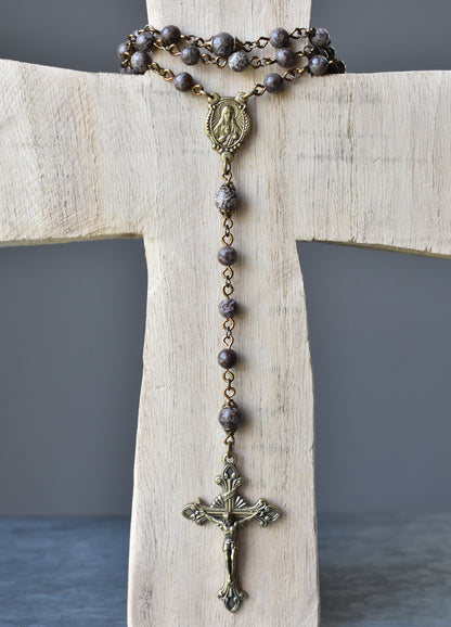 Majestic Jasper 5 Decade Rosary