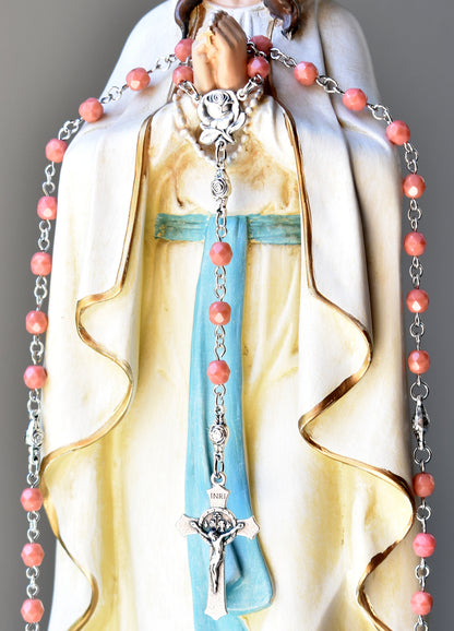 Blushed Rose Blessings Rosary