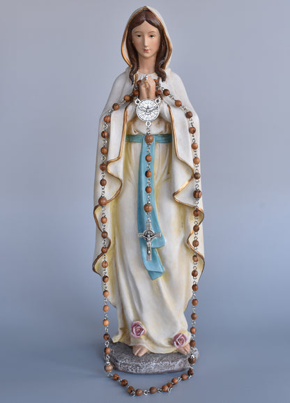 Gifts of the Spirit Olive Wood Rosary