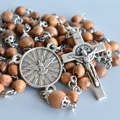 Gifts of the Spirit Olive Wood Rosary