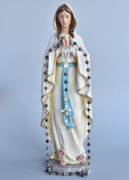 Silk Stone First Communion Rosary