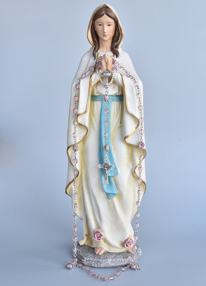 Dainty Rose First Communion Rosary