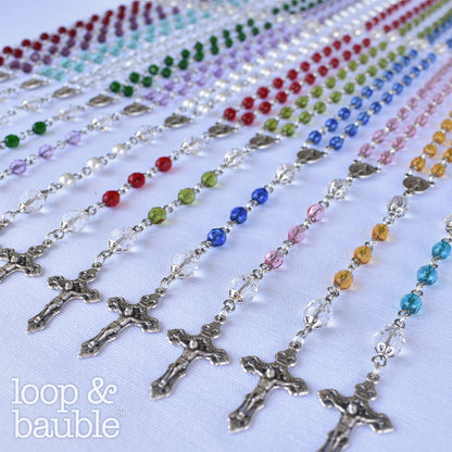 Dainty Birthstone Rosary