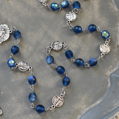 Caspian Blue Stations of the Cross Chaplet