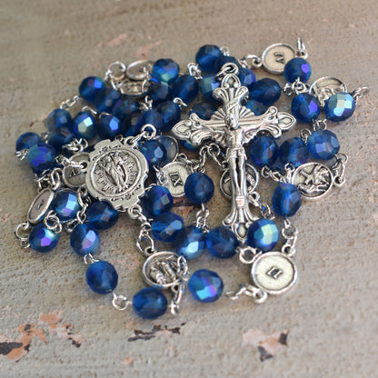 Caspian Blue Stations of the Cross Chaplet