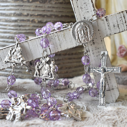 Purple Stations of the Cross Chaplet