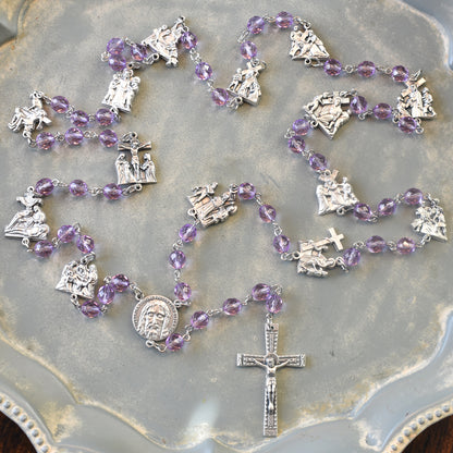 Purple Stations of the Cross Chaplet